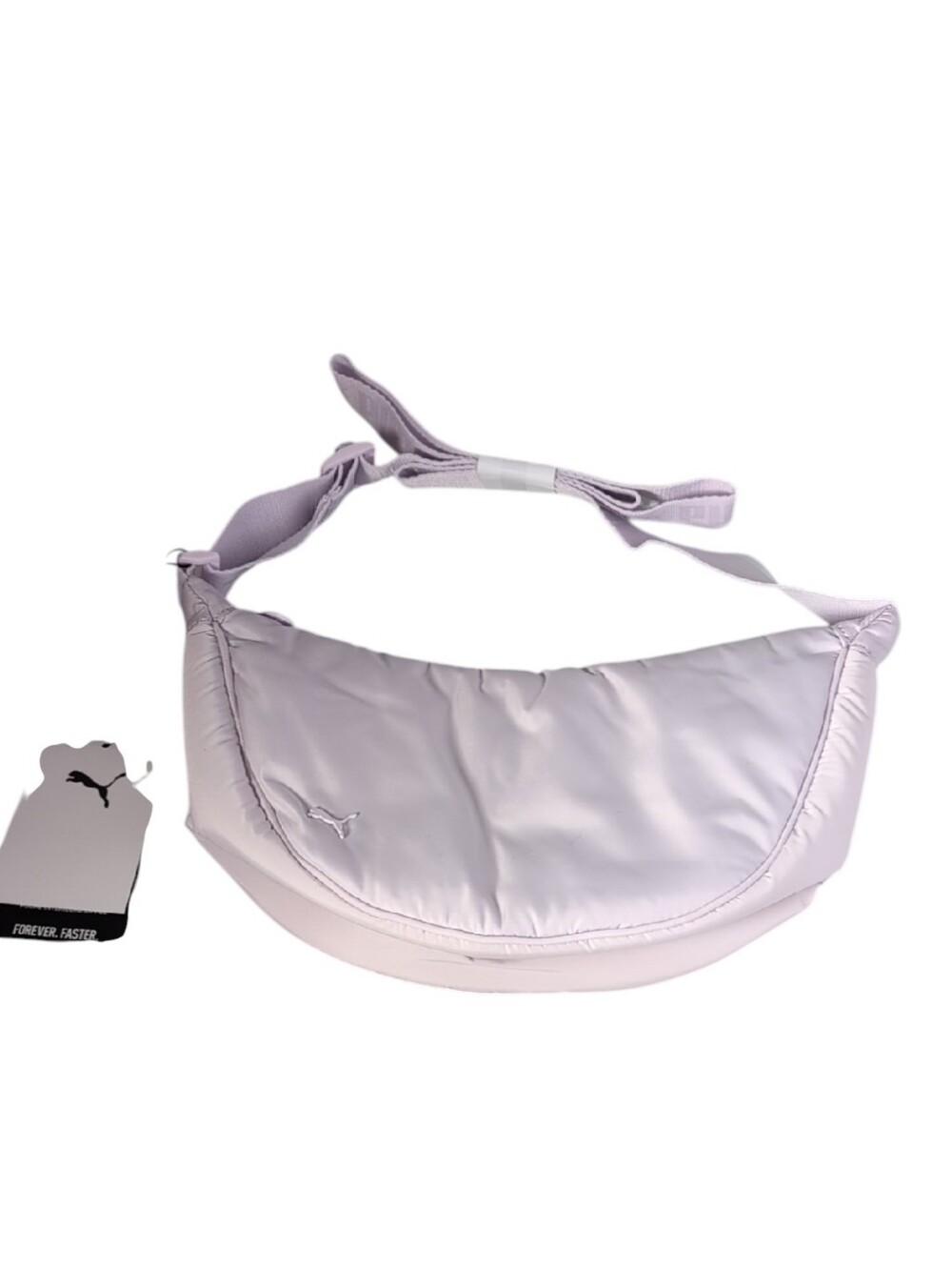 Puma Neighborhood Nylon Crossbody Bag in Lilac Frost